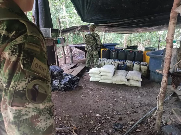  En el Guaviare, Ejército Nacional continúa debilitando la cadena del narcotráfico