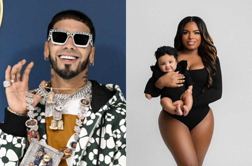  ANUEL COMPARTE LA PRIMERA FOTO JUNTO A SU HIJA CON MELISSA VALLECILLA