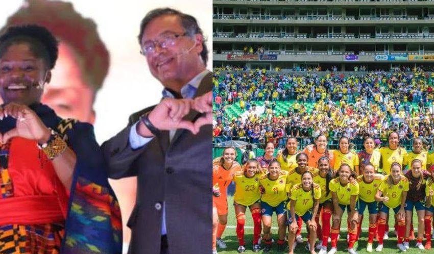  Presidente Petro se sumó a la celebración tras la victoria de Colombia y anunció recursos para el fútbol femenino