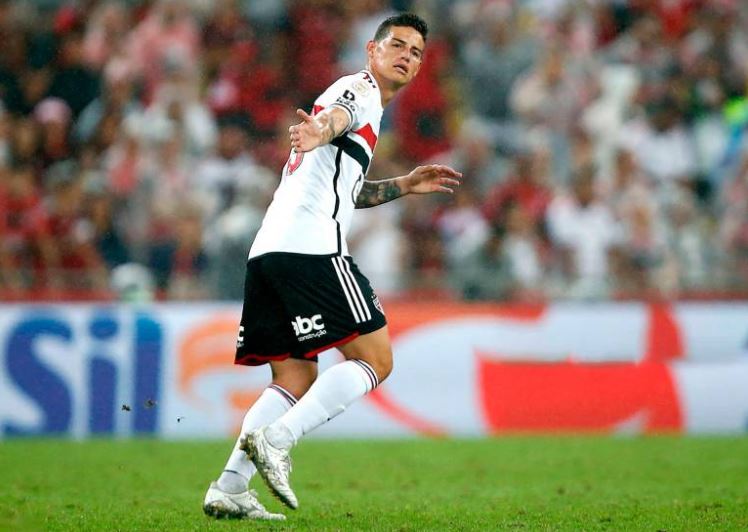  James ya fue inscrito y jugará con Sao Paulo los cuartos de final de la Copa Sudamericana