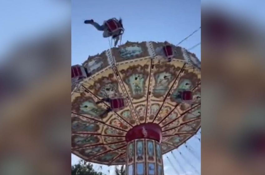  Mujer quedó en estado crítico tras caer de atracción en parque de diversiones
