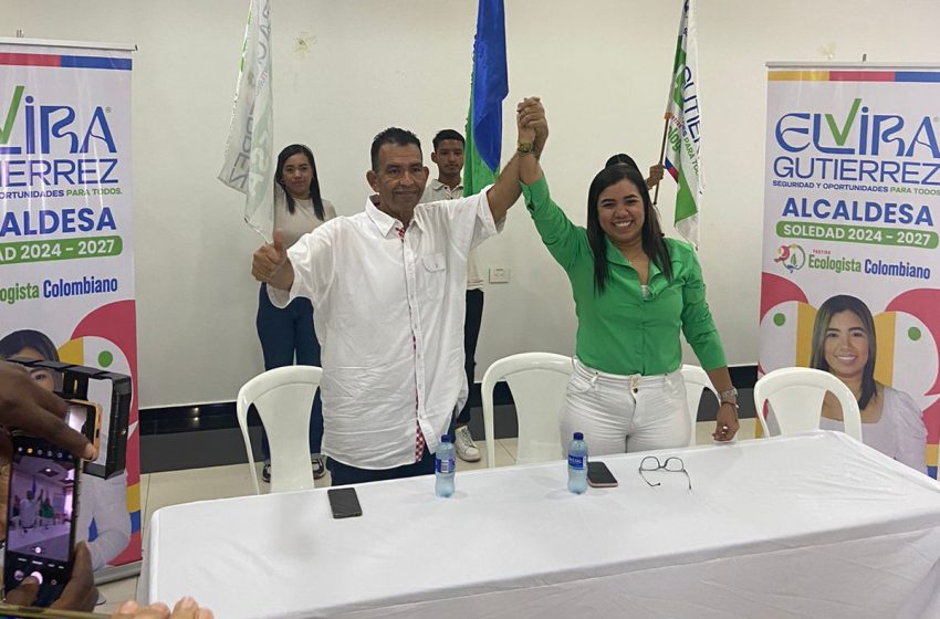  NYLE JUSQUINI, posterga su candidatura y se adhiere a la campaña de la aspirante a la alcaldía ELVIRA GUTIERREZ