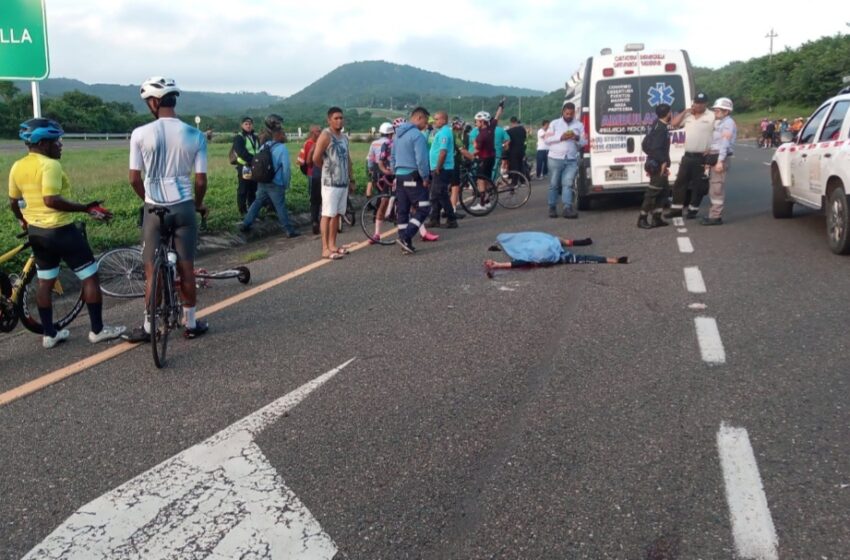  Ciclista perdió la vida al ser arrollado por vehículo en la vía al Mar