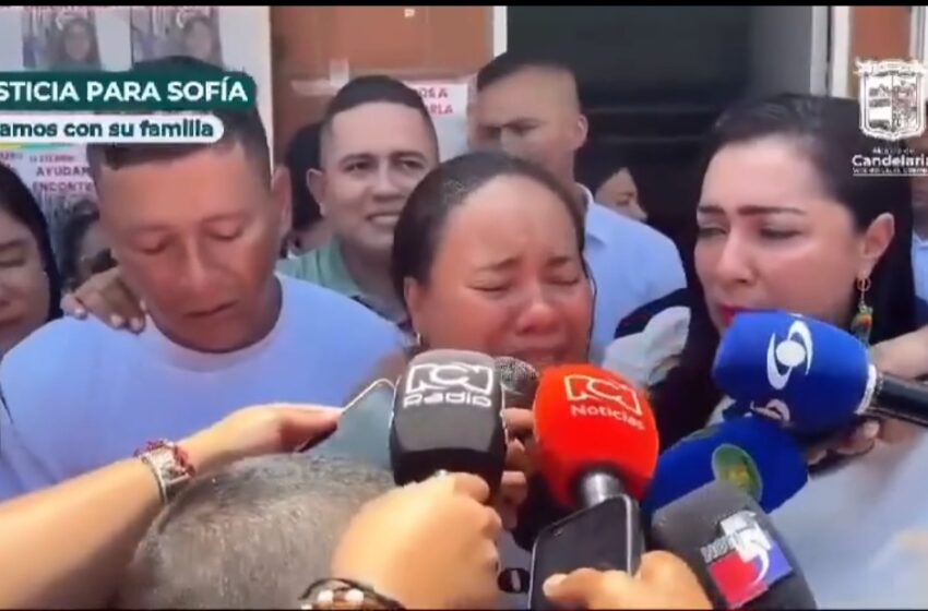  Desconsoladas declaraciones Lady Zuñiga madre de la niña Sofia Delgado, asesinada en el Valle del Cauca